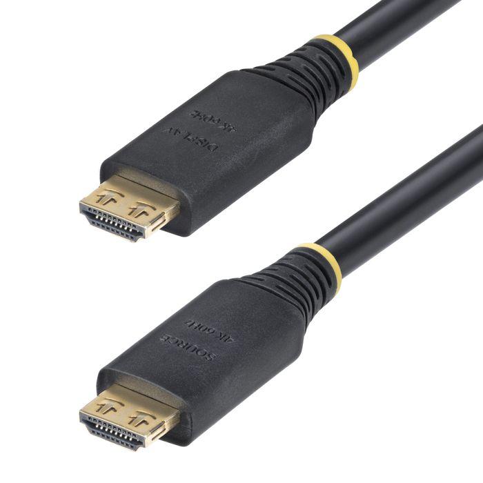 Câble HDMI - STARTECH - 10.6m - Actif - Connecteurs anti-déconnexion - Noir