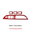 4Pcs Window Lift Switch Panel Cover Stickers Trim For BMW 5 Series E60 E70 E71 520 523 525i 530li 2005-2010 Years 