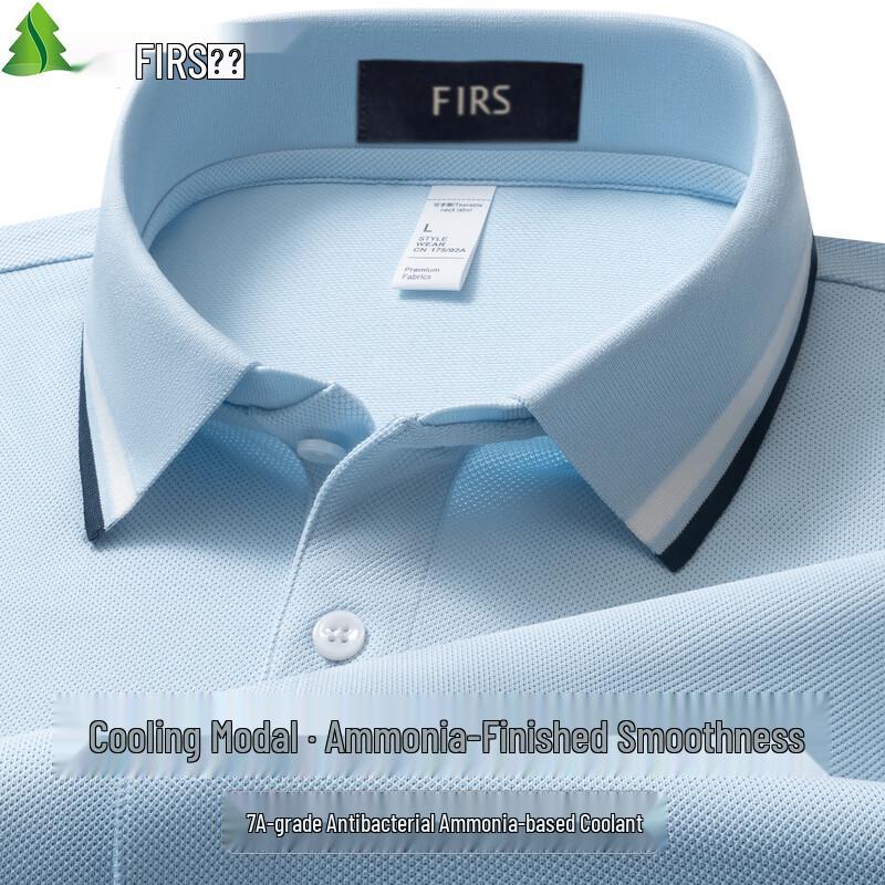 FIRS Men s Cooling Liquid Ammonia Modal Polo Shirt 2XL