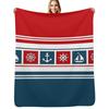 Nautical Symbols Throw Blanket Soft Bedroom Blanket For Night Sleeping