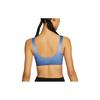 Nike Solid Color Brand Logo Shoulder Sports Bra Women Underwear Blue FD7320-491