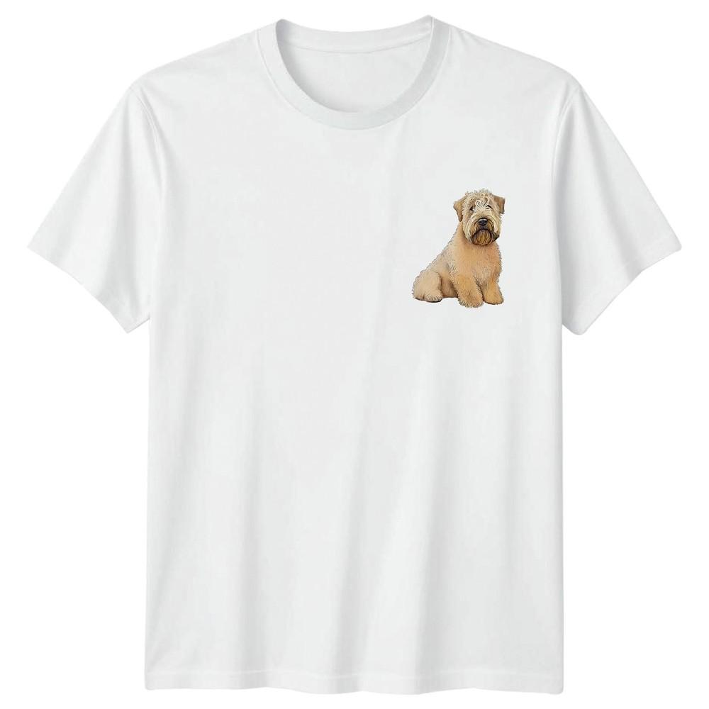 Soft Coated Wheaten Terrier Dog Animals Unisexs TShirt Unisexs Tee Graphic Top S