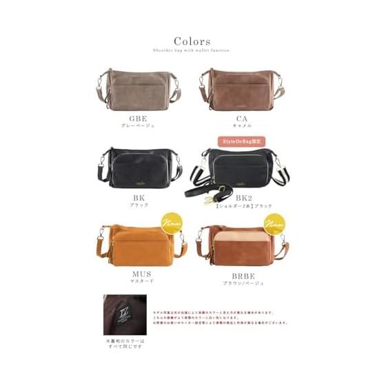 [Liz Days] Wallet Shoulder Bag Handbag Wallet Bag Pochette Crossbody Ladies Multi Storage