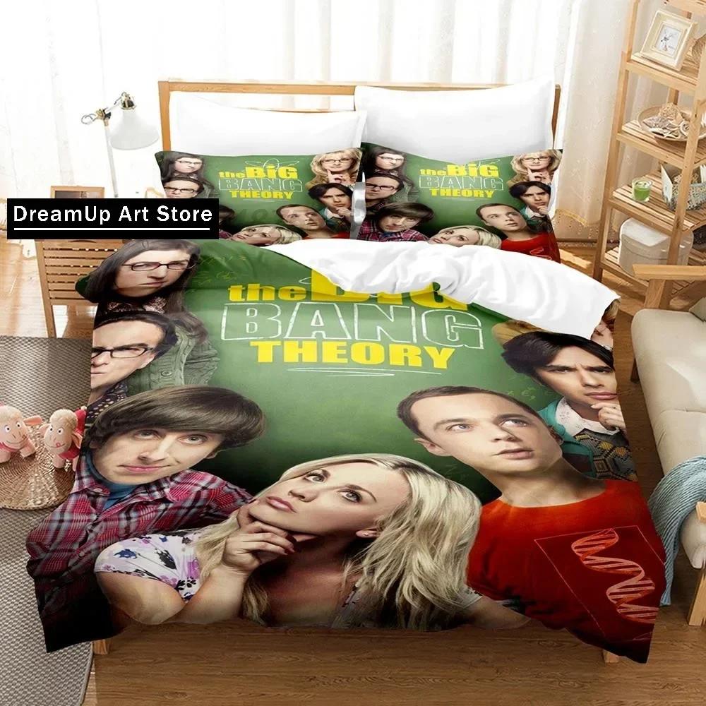 3D Print Fashion Big Bang Theory Bedding Set Boys Girls Twin Queen Full Size Duvet Cover Pillowcase Bed Adult Bedroom