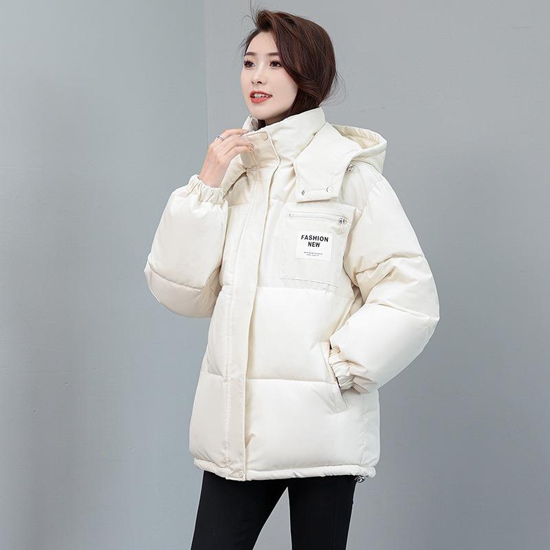 Bread Clothes Short Down Cotton-padded Clothes Women's New Trendy Loose Autumn and Winter Clothes Large Size Thickened Padded Jacket