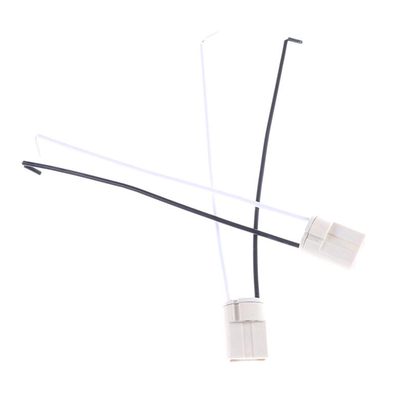 5Pcs Portable Led Light Lamp Bulb Holder Base Supplies General G9 Socket Cable Ceramic Connector