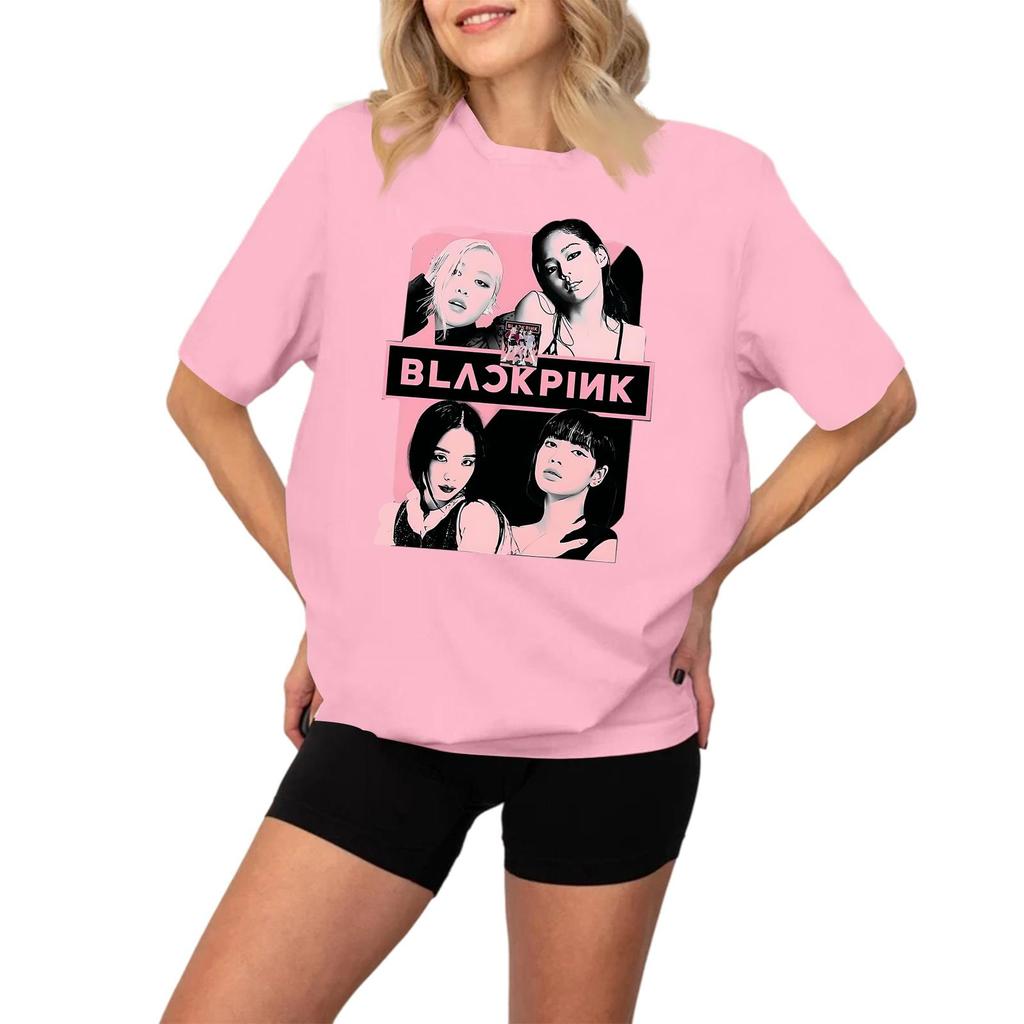 Women's Fashionable And Casual Long Sleeve Printed Short-Sleeved Top