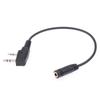 2 Pin K1 To 3.5Mm Female Audio Phone Earphone Transfer Cable For Tyt For Uv5R 888S Walkie Talkie Headset Adapter