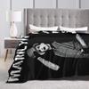 Super Soft Marilyn Manson Music Tour  Throw Blanket Premium Flannel Fleece Lightweight Blanket Cozy Fluffy Blankets All Season