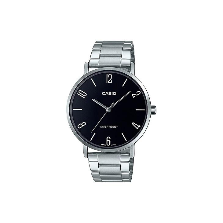 CASIO Men Standard Series Black Watch MTP-VT01D-1B2 MTP-VT01D-1B2 Black Dial