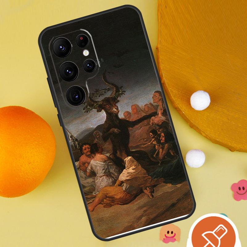 Spain Francisco Goya Art Phone Case For Samsung Galaxy S25 Ultra S23 S22 S21 Ultra S9 S10 S20 Plus S24 FE Funda Cover