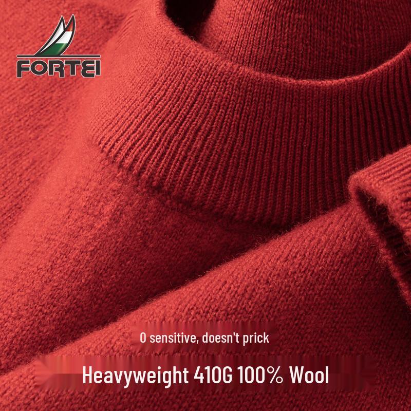 

Мужской термо-свитер из 100% шерсти мериноса с полувысоким воротником L (50)