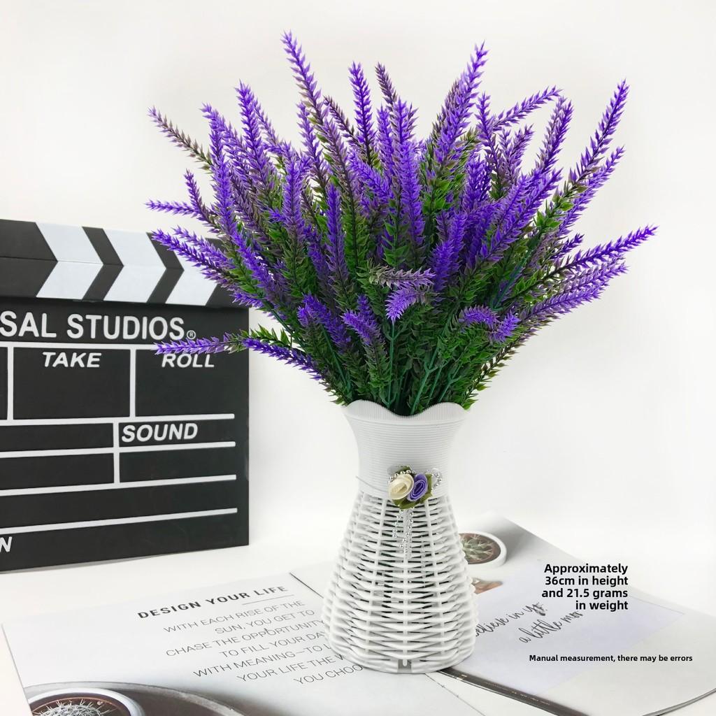 Lavender Artificial Flower Plant With Plastic Stems For Home Decor And Wedding Events