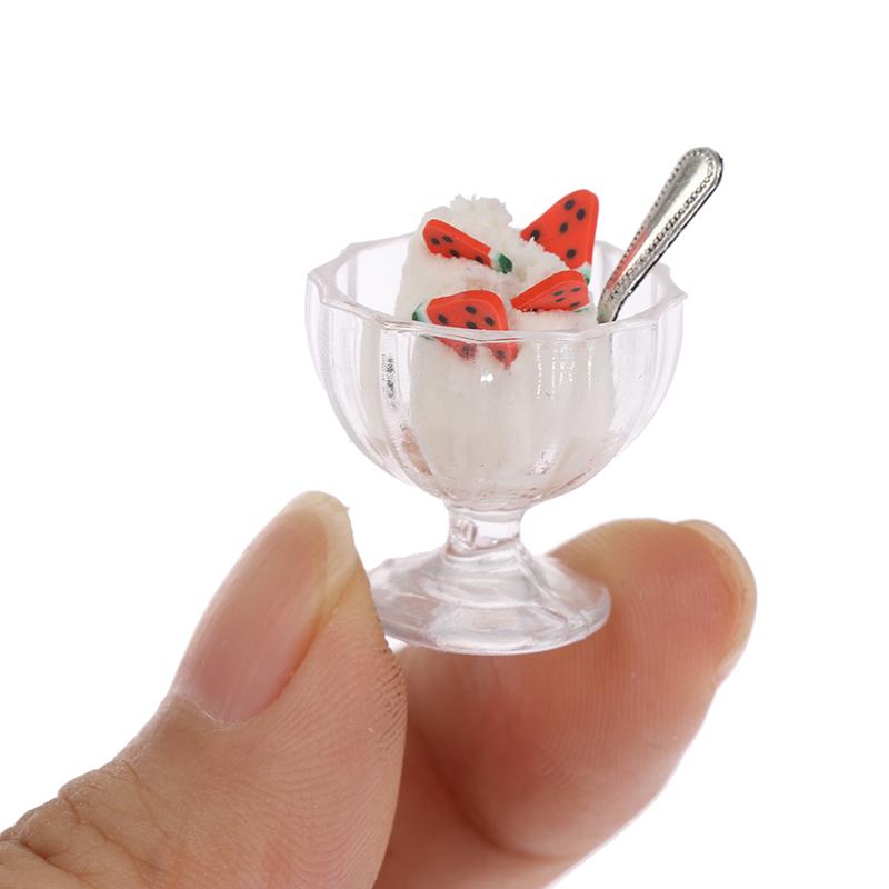 1:12 Poppenhuis Miniatuur Mini IJscoupes Model Doe-het-zelf Speelgoed Voedsel Accessoire