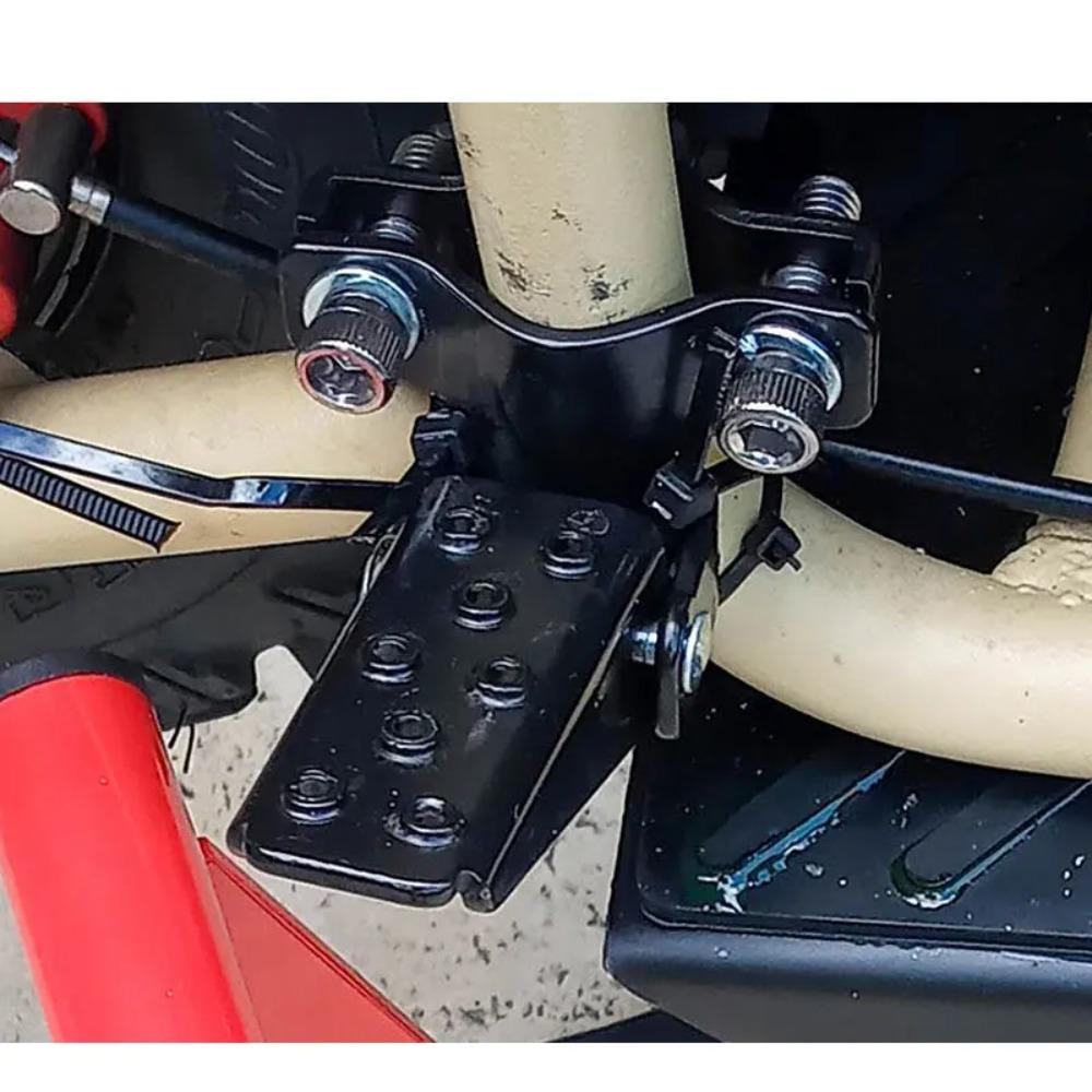 1 Pair Shock-absorbing Foldable Foot Pegs Modified Parts Foot Step Motorcycle