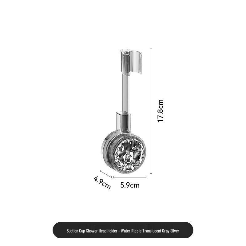 Adjustable No-Drill Suction Cup Shower Head Holder