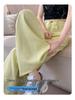 Lemon Yellow Women's High-Waist Wide-Leg Jeans - Retro Summer Style