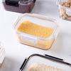 Transparent Sealed Storage Box Microwaveable Useful Dining Room Kitchen Refrigerator Food Storage Container