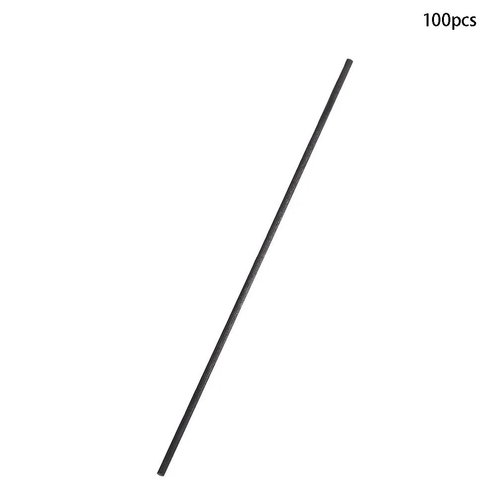 Schwarze Rattan Diffusorstäbchen Ersatz Faser Ätherisches Öl 20cm 3mm