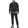 Nike Logo Print Zip-Up Collar Long Sleeve Jacket Men Jacket Black FB7352-010