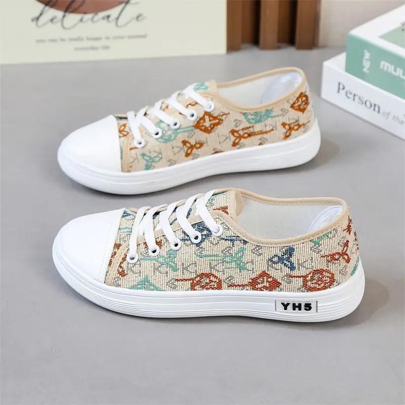 Spring and Autumn New Classic Versatile Women's Canvas Shoes Trend Flat Bottom Student Casual Sports Shoes sneakers