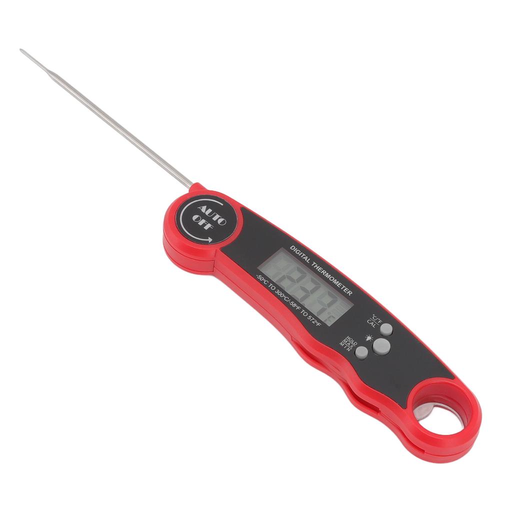 Digitales Lebensmittelthermometer Fleischthermometer Sonde mit Magnet Hintergrundbeleuchtung für Küche Outdoor Grillen