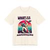 What Is Even Happening Floating Businessman Alien T Shirt