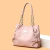 Simple and versatile capacity tote bag bow niche design casual large capacity shoulder bag