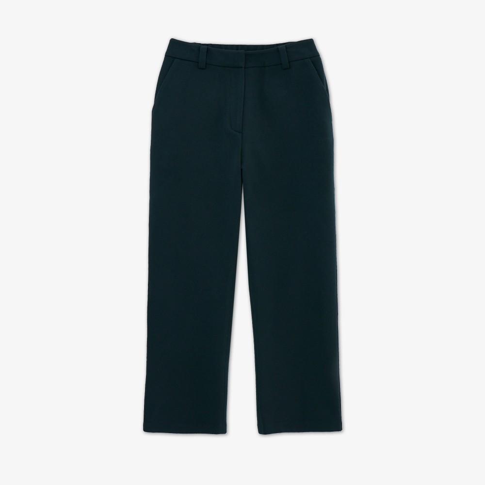 [lacoste] Women's Straight FW Flannel Crop Pants HF671E-55NYZP