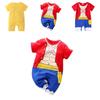 Adorable Baby Romper In Dragon Ball Naruto Luffy Design For Stylish Summer Wear
