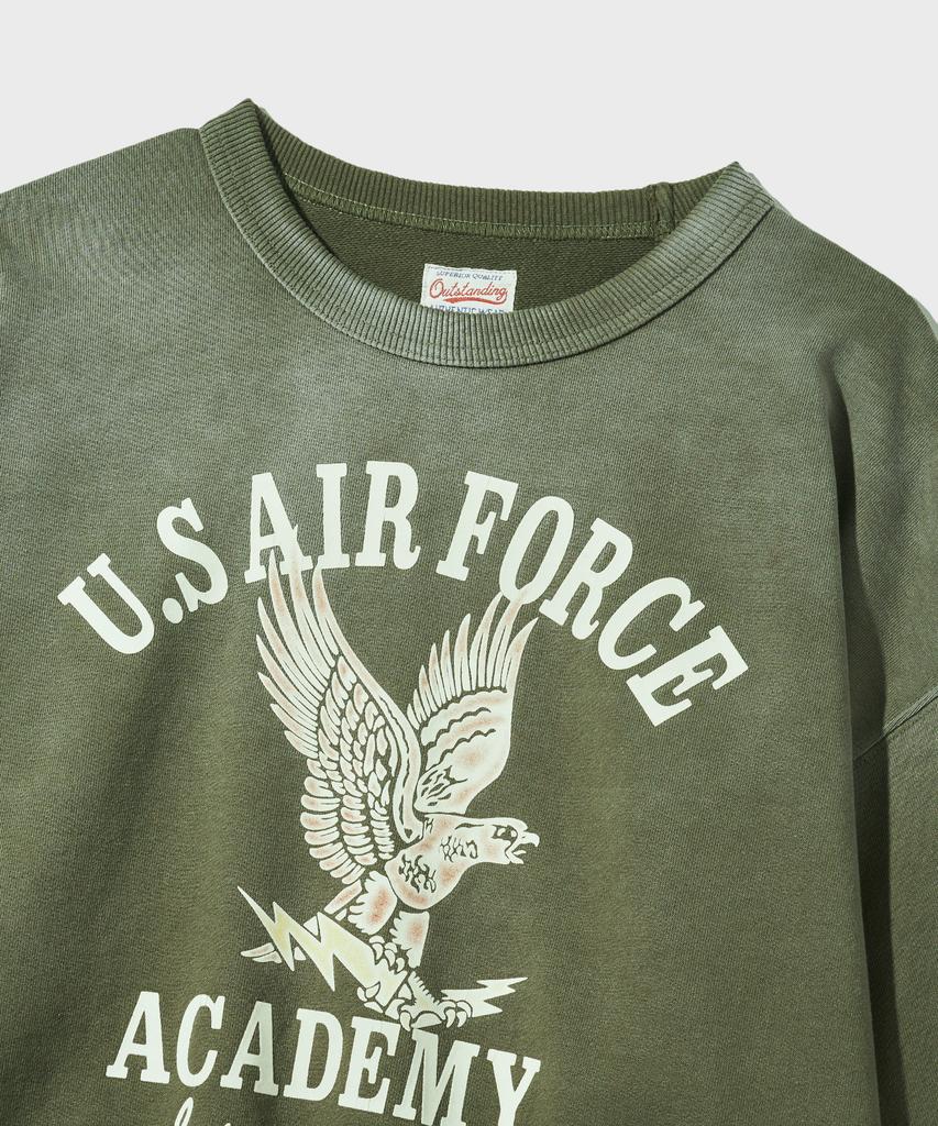 OUTSTANDING Mil Series Sweat(A.F. Academy)_Olive