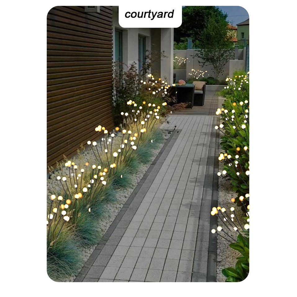 6/8/10 Led Solar Light Outdoor Garden Decoration Landscape Lights Firework Firefly Lawn Lamps Country House Decor Lamp