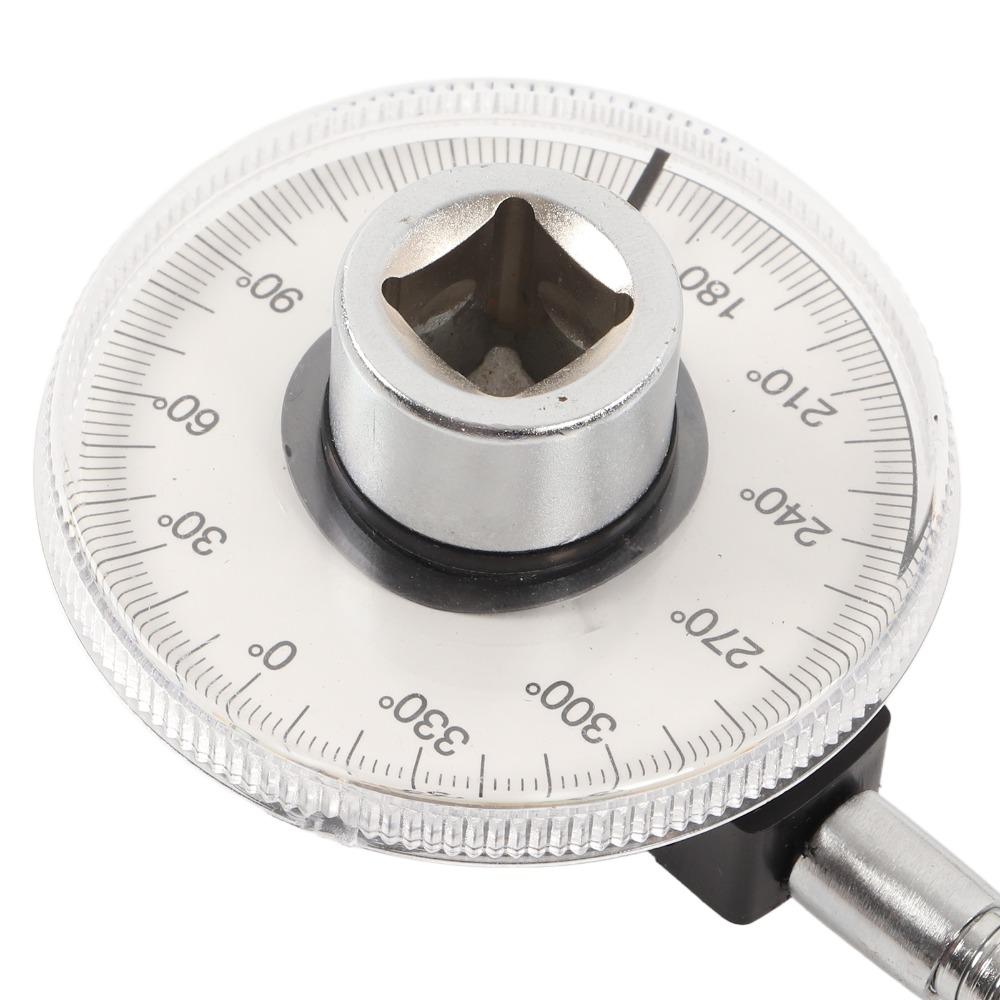 360 Degrees Wrench Angle Gauge 1/2 Inch Drive Angle Gauge Meter Maintenance Technician