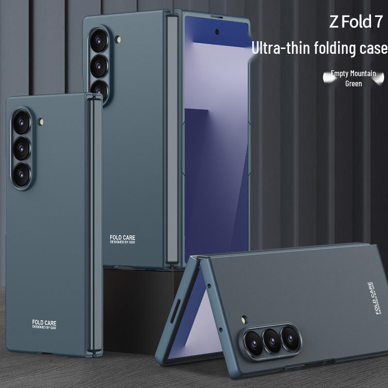 Ultra-Thin Matte Phone Case for Samsung ZFold7: Fashionable, Solid Color, Folding Protective Cover