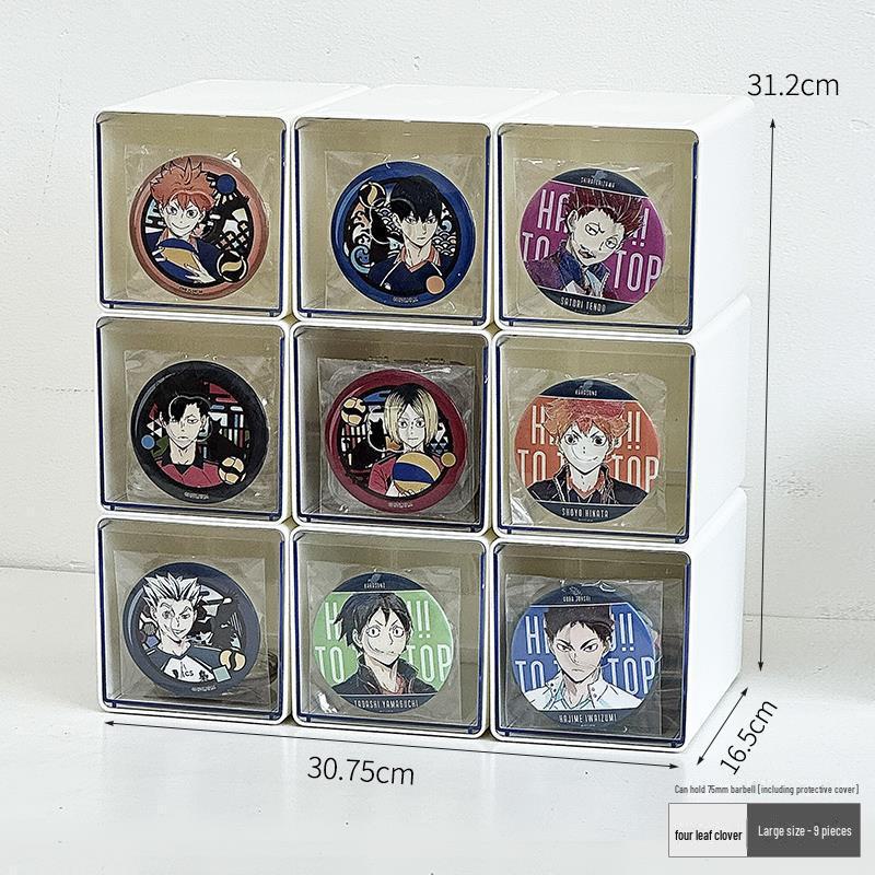 Baji 75mm Acrylic Drawer-Style Storage Box – Transparent, Moisture-Proof, Large Capacity