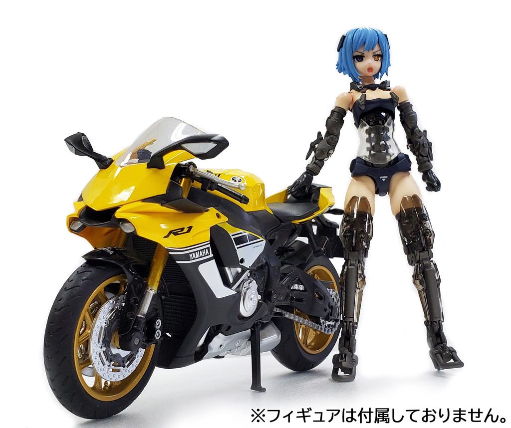 Doyusha Diecast Motorcycle Yamaha Yellow Finished Product 1/12 YZF-R1