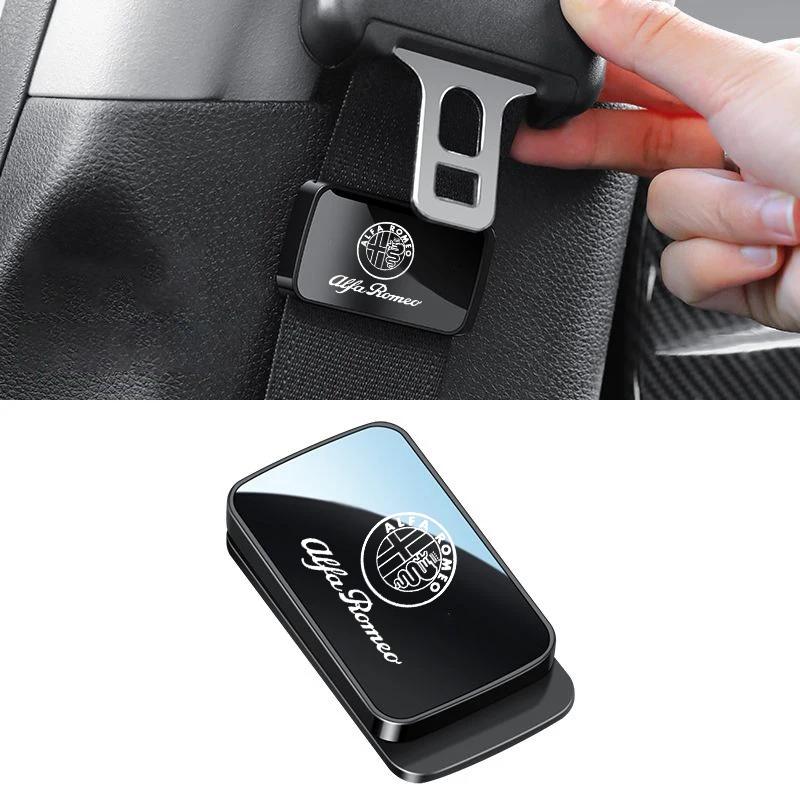 

For Alfa Romeo 2026 Hot Sticker Car Seat Belt Retainer Limiter Magnetic Anti-collision Vibration Stabilizer For Alfa Romeo Giuli