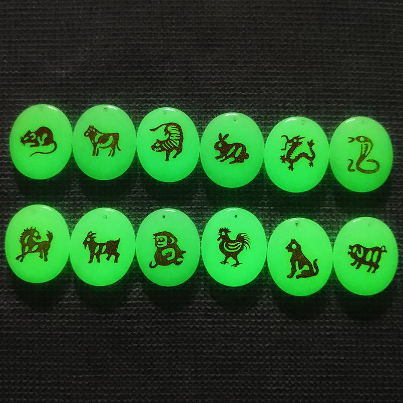 Customized Zodiac Glow-in-the-Dark Children's Necklace Pendant