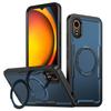 Für Galaxy XCover7 Hülle mit Ständer, Kohlefaser-Textur, MagSafe-kompatibel, Stoßfeste Handyhülle, Passend für Samsung Galaxy XCover 7
