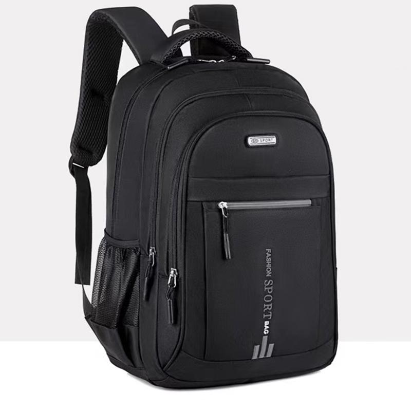 Praktischer Vielseitiger Kontrast-Reißverschluss Rucksack Mehrfarbig Verstellbarer-Riemen Leicht für Schule Sport Pendeln Lässige Stilvolle Tasche