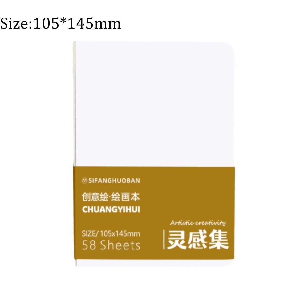 High-quality Thick Paper Paint Book 58 Sheets Not Transparent To Ink Sketchbook Inspiration Record Tearable Notebook Office