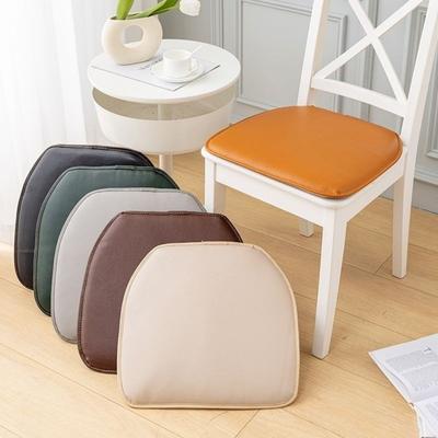 Trendy 40*43cm Seat Cushion Waterproof Faux Leather Chair Cushions Non Slip Thickened Chair Pads Office Chairs