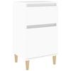 Nightstand White 40x35x70 cm