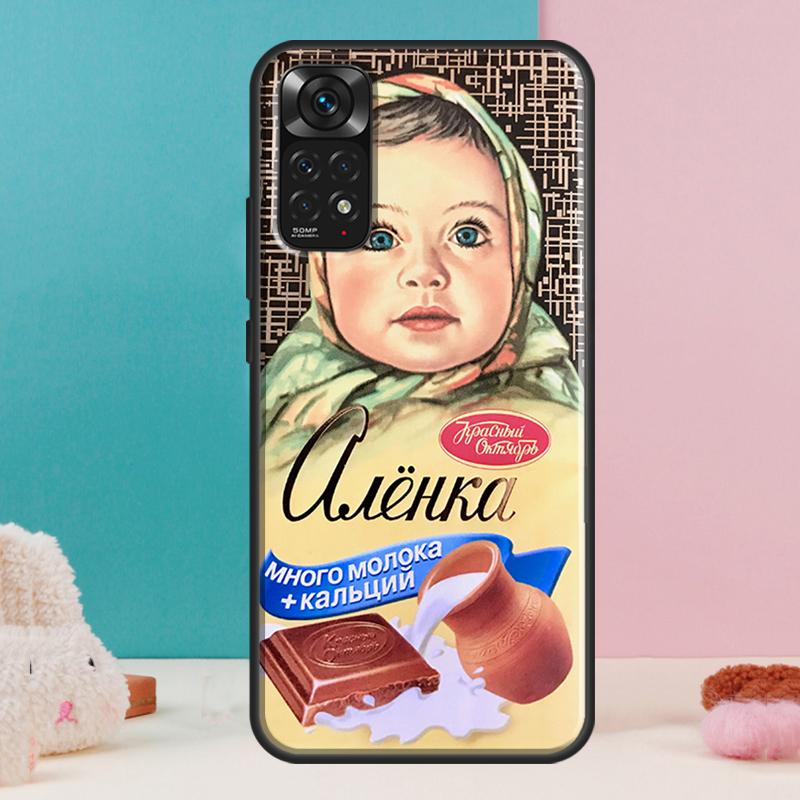 

Russian Chocolate Alenka Case For Xiaomi Redmi Note 12 11 10 9 8 Pro 9S 10S 11S 12S Redmi 12C 9A 9C 10A 10C Coque Redmi Note 9 Pro