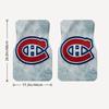 Montreal Canadiens pattern  Black Car Floor Mats Full Coverage All-Season Car Mats, XPE Non-Slip And Wear-Resistant Mats Suitable for SUV Interiors, T
