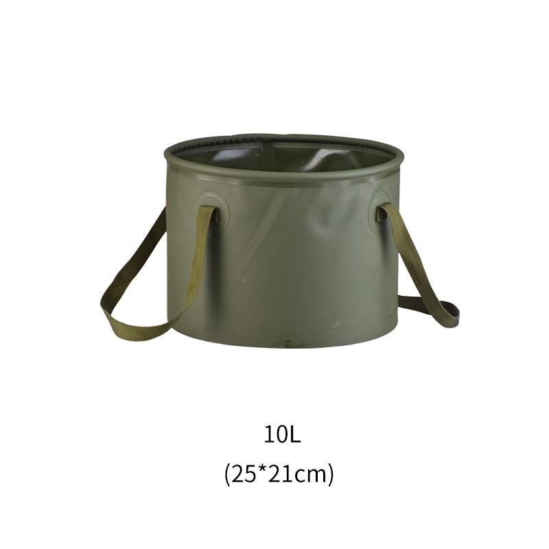 Portable Multifunctional Folding Bucket for Camping, Fishing, Picnics, and More