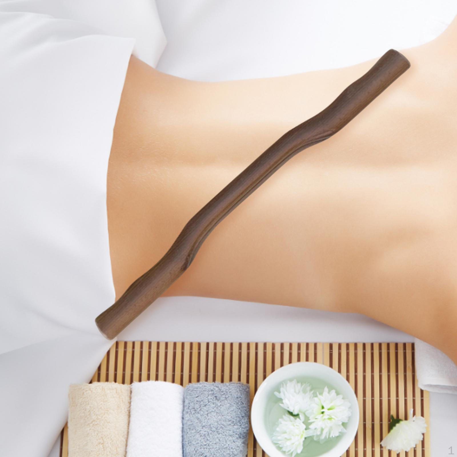 

Деревянный скребковый массажный инструмент с гладкими краями, портативный стержень для ног, рук