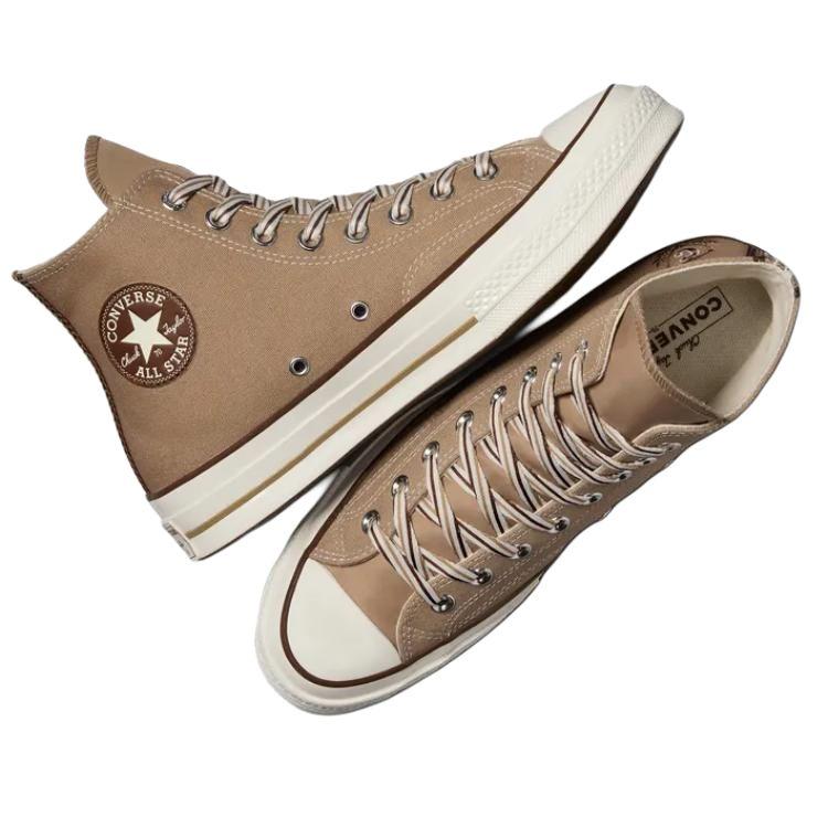 Converse 1970s Comfortable Soft High-Top Canvas Shoes Unisex Sneakers Brown A12447C