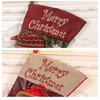 F26C Christmas Stockings Xmas Stockings Decoration 18" 3D Plush Santa Snowman Socks