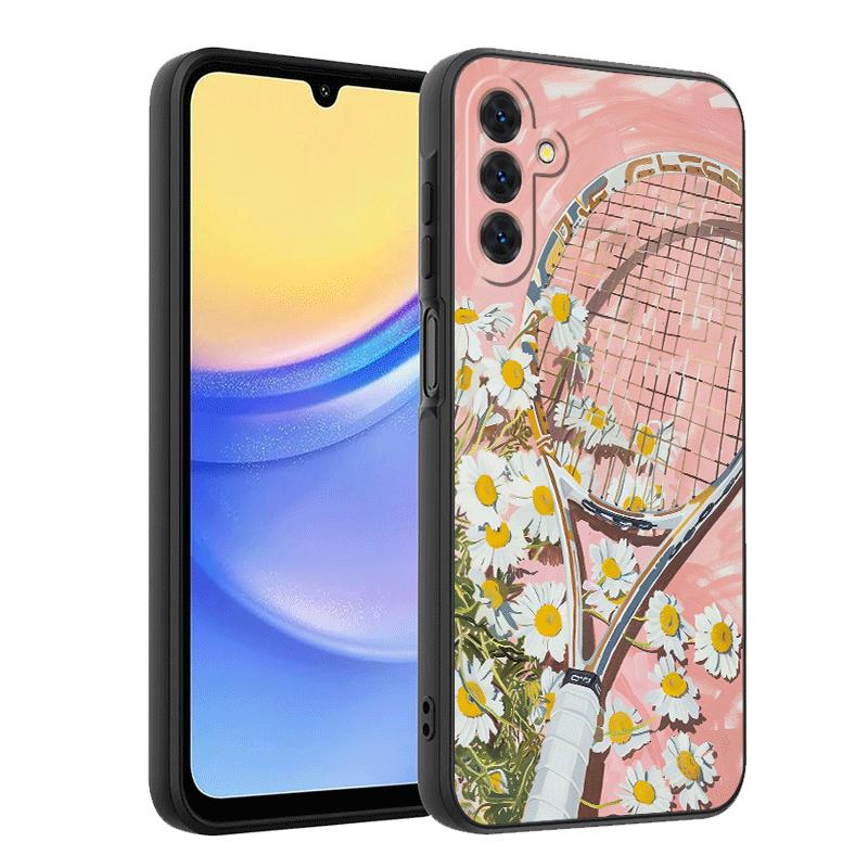 Tennis Sport Soft Phone Case for Samsung A17 A37 A57 A16 A26 A36 A56 A15 A25 A35 A55 A14 A24 A34 A54 A13 A23 A33 A53 A52 A12